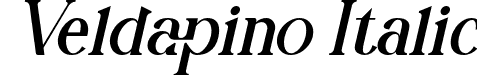 Veldapino Italic font - Veldapino (Italic).otf