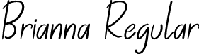 Brianna Regular font - Brianna.otf