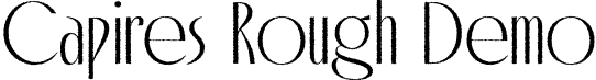 Capires Rough Demo font - CapiresRough-Regular.otf