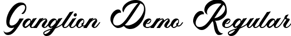 Ganglion Demo Regular font - GanglionDemo-R99dl.ttf