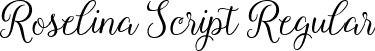 Roselina Script Regular font - Roselina Script.ttf