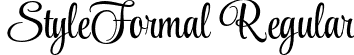 StyleFormal Regular font - TypeSETit - StyleFormal.otf