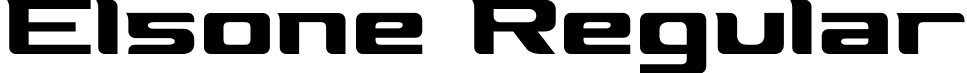 Elsone Regular font - elsone-regular.otf