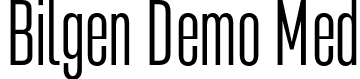 Bilgen Demo Med font - BilgenDemo-Medium.otf