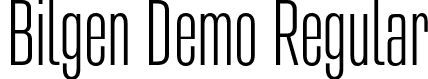 Bilgen Demo Regular font - BilgenDemo-Regular.otf