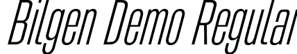 Bilgen Demo Regular font - BilgenDemo-Right.otf