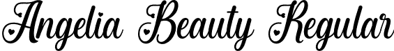 Angelia Beauty Regular font - angelia-beauty.ttf