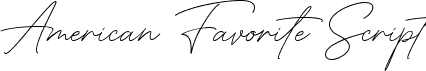 American Favorite Script font - american-favorite-script.ttf