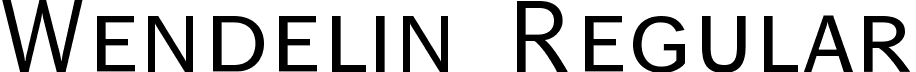 Wendelin Regular font - WendelinNormalKapitaelchen.ttf