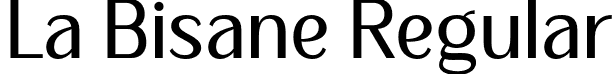 La Bisane Regular font - LaBisane-Regular.otf