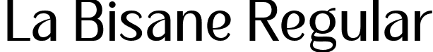 La Bisane Regular font - LaBisane-Regular.ttf