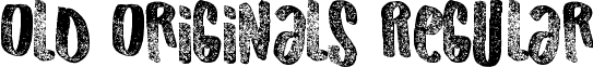 Old Originals Regular font - Old Originals.ttf