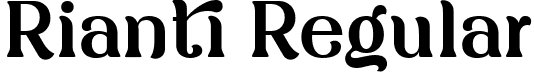 Rianti Regular font - Rianti Bold.ttf