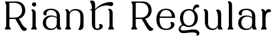 Rianti Regular font - Rianti-Regular.otf