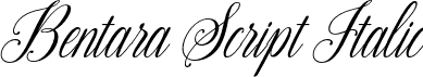 Bentara Script Italic font - Bentara Script Italic.otf