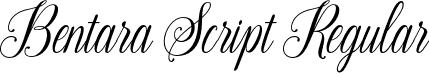 Bentara Script Regular font - Bentara Script.otf