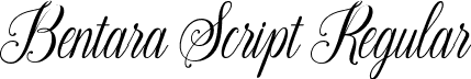 Bentara Script Regular font - Bentara Script.ttf