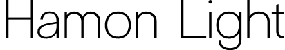 Hamon Light font - Hamon-Light.otf