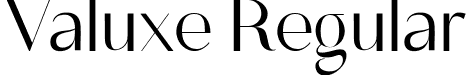 Valuxe Regular font - Valuxe.ttf