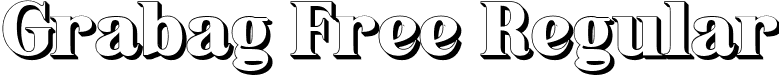 Grabag Free Regular font - Grabag-Free.ttf