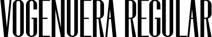 Vogenuera Regular font - Vogenuera.otf