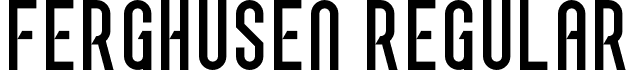 Ferghusen Regular font - Ferghusen.otf