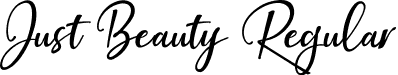 Just Beauty Regular font - Just Beauty.ttf