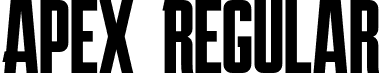 Apex Regular font - Apex Regular.otf