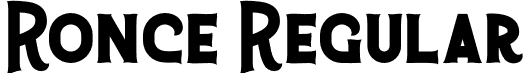 Ronce Regular font - Ronce.otf