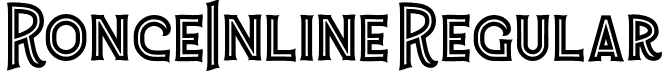 RonceInline Regular font - RonceInline.otf