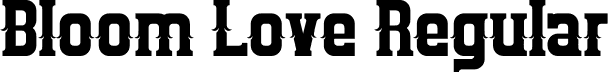 Bloom Love Regular font - BloomLove.otf