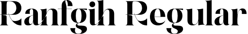 Ranfgih Regular font - Ranfgih.otf