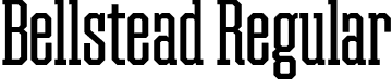 Bellstead Regular font - Bellstead.otf