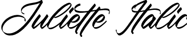 Juliette Italic font - Juliette Italic.ttf