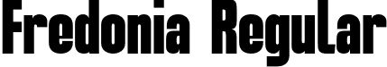 Fredonia Regular font - Fredonia.otf