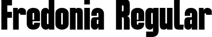 Fredonia Regular font - Fredonia.ttf