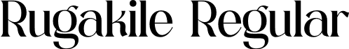 Rugakile Regular font - Rugakile.otf