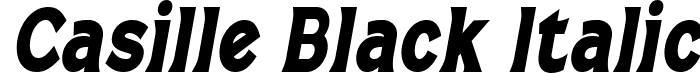 Casille Black Italic font - Casille-BlackExtraItalic.ttf