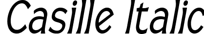 Casille Italic font - Casille-ExtraItalic.ttf