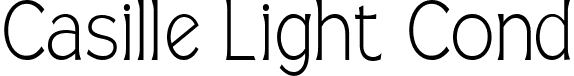 Casille Light Cond font - Casille-LightCondensed.ttf