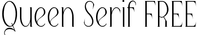 Queen Serif FREE font - queenserif-free.ttf