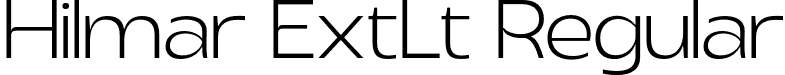 Hilmar ExtLt Regular font - Hilmar-ExtraLight.otf