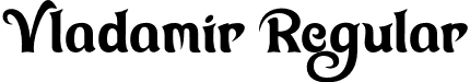 Vladamir Regular font - Vladamir.otf