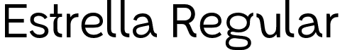 Estrella Regular font - Estrella Regular.otf