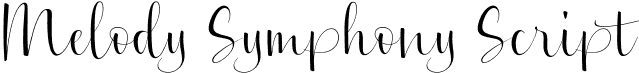 Melody Symphony Script font - melody-symphony-script.otf