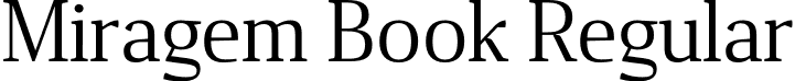 Miragem Book Regular font - Vanarchiv - Miragem Book.otf