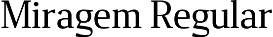 Miragem Regular font - Vanarchiv - Miragem Regular.otf