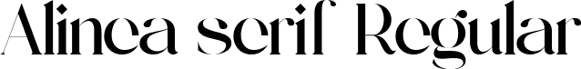 Alinea serif Regular font - Alinea Serif.ttf