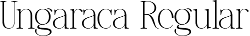 Ungaraca Regular font - Ungaraca_otf.otf