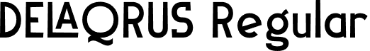 DELAQRUS Regular font - Delaqrus-WyDO4.otf